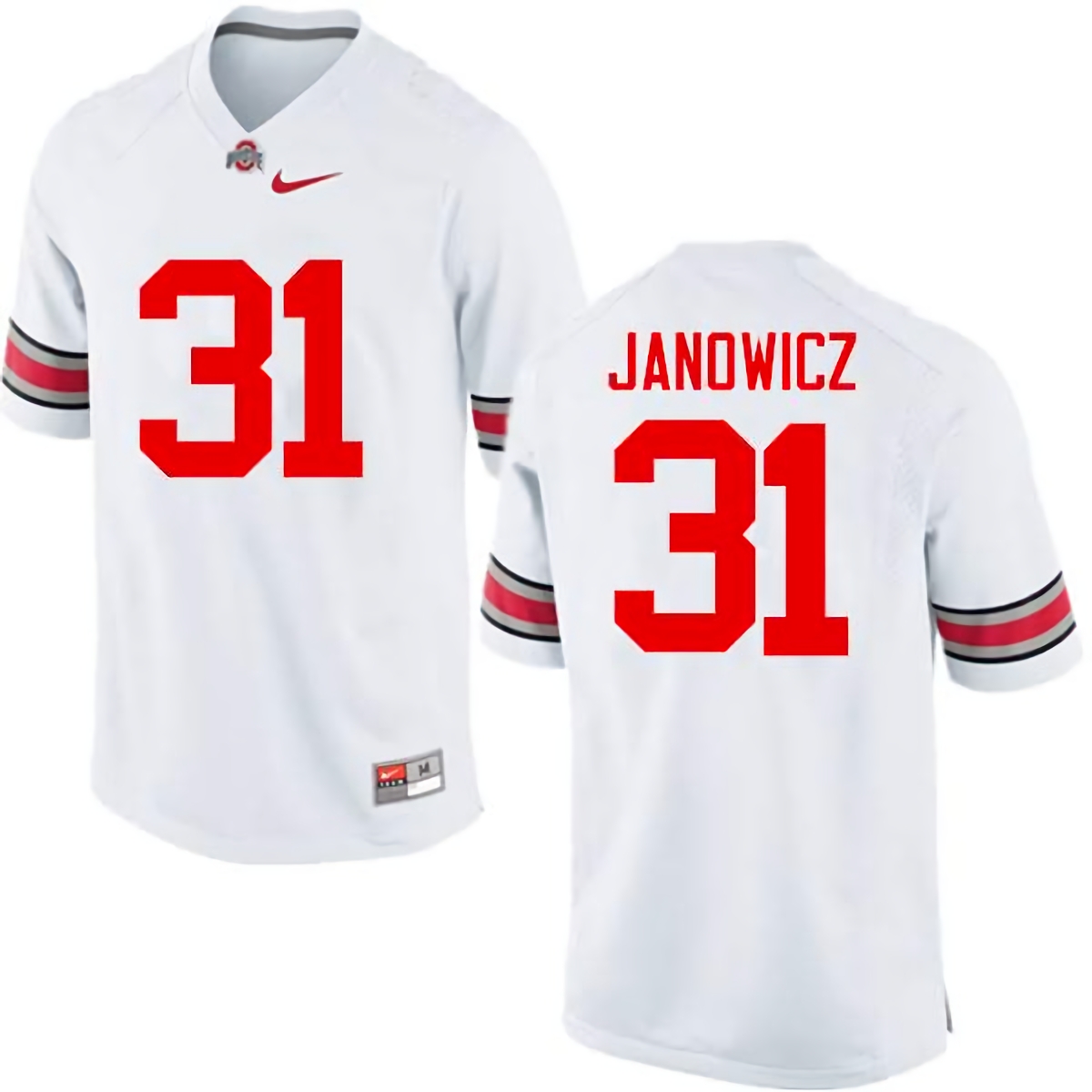 Vic Janowicz Ohio State Buckeyes Men's NCAA #31 Nike White College Stitched Football Jersey VJR1456VW